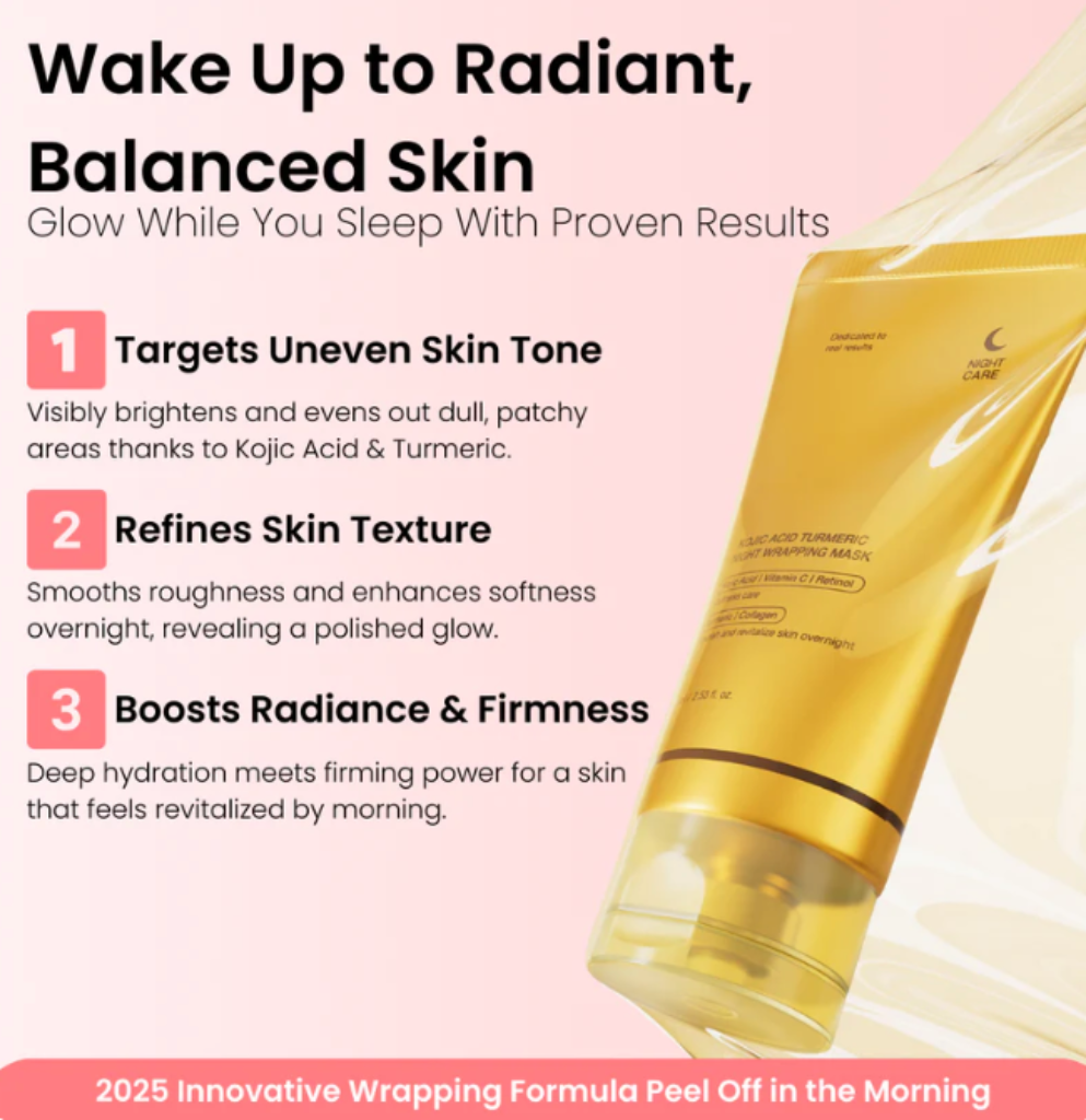 Kojic Acid Turmeric Wrapping mask