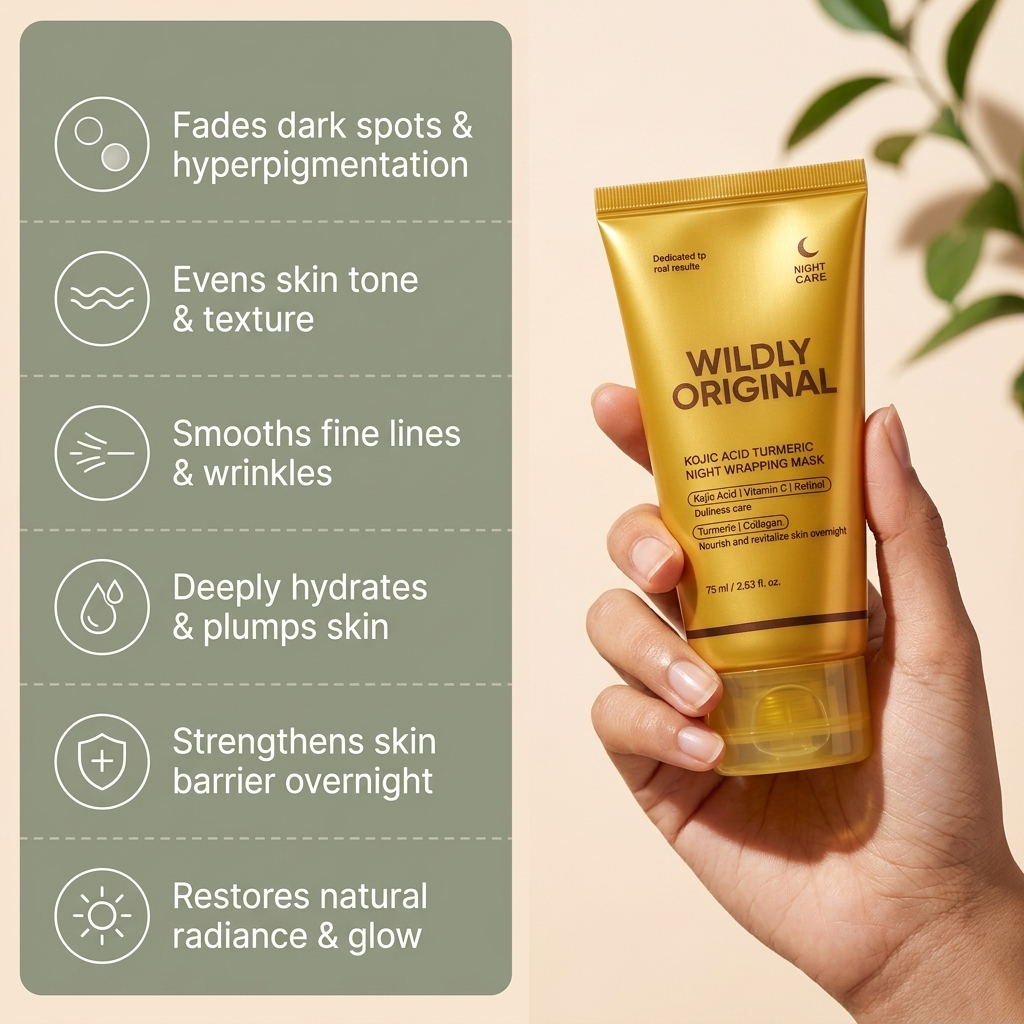 Kojic Acid Turmeric Overnight Mask